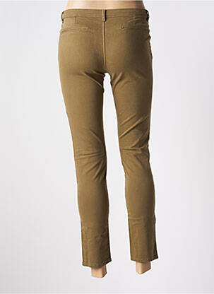 Pantalon 7/8 elasticitate mărime normală verde SCHOOL RAG femeie