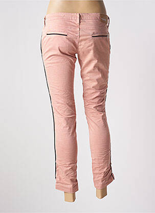 Pantalon 7/8 elasticitate talie joasă roz PLEASE femeie