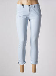 Pantalon 7/8 elasticitate mărime normală albastru SCHOOL RAG femme