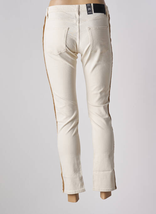 Blugi cu croială slim bej SCHOOL RAG femeie
