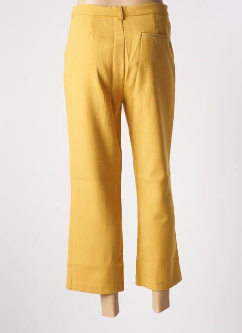 Pantalon 7/8 galben GRACE & MILA femeie
