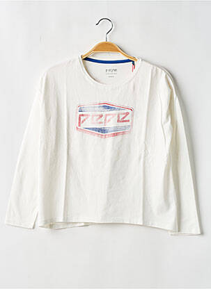 Tricou imprimeu fantezie mâneci lungi bej PEPE JEANS băiat