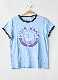 Tricou elasticitate mâneci scurte albastru PEPE JEANS fille