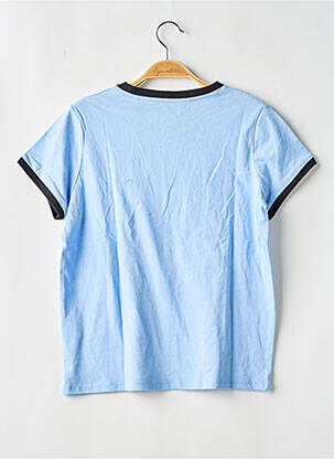 Tricou elasticitate mâneci scurte albastru PEPE JEANS fată