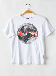 Tricou elasticitate mâneci scurte alb LE TEMPS DES CERISES băiat