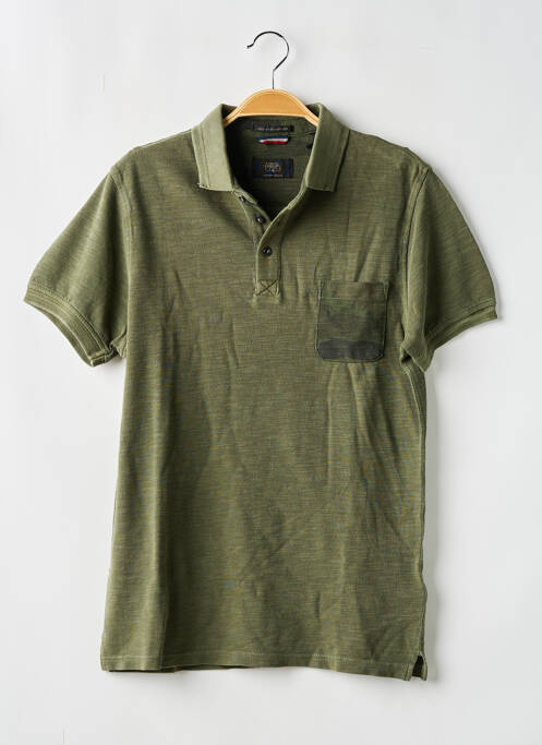 Polo verde LE TEMPS DES CERISES băiat