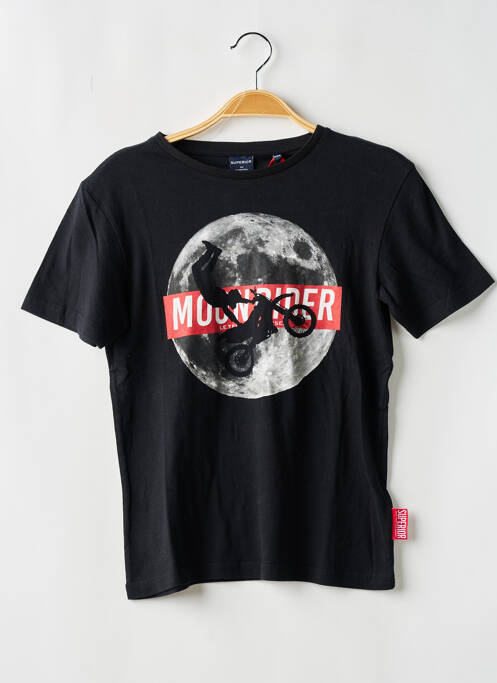 Tricou negru LE TEMPS DES CERISES băiat