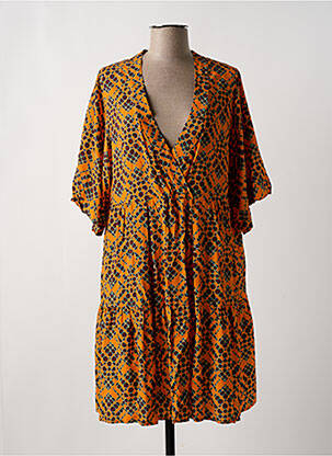 Rochie midi portocaliu JUSTMINE femeie