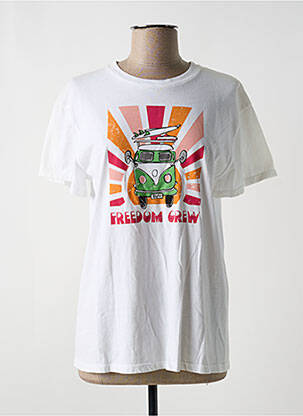 Tricou alb B.YU femeie