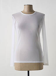 Top elasticitate mâneci lungi alb DIEGO REIGA femme