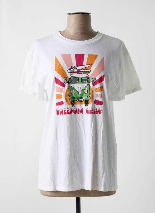 Tricou alb B.YU femeie