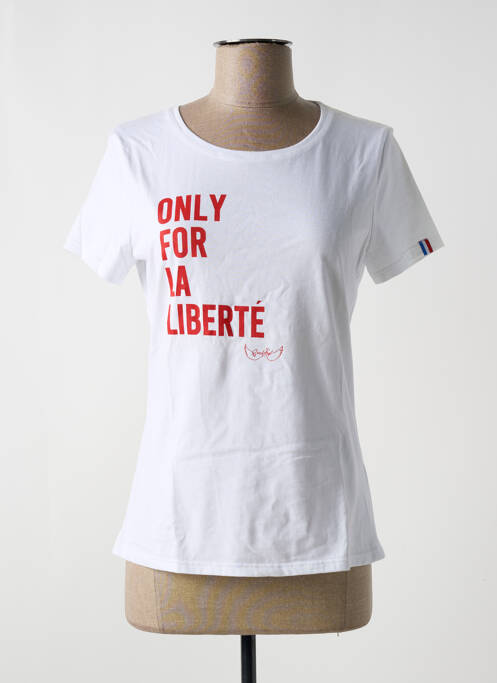 Tricou alb KARIBAN femeie