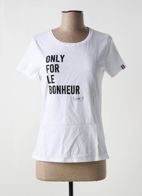 Tricou alb KARIBAN femeie