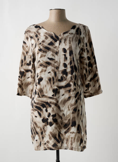 Tunică mâneci lungi gri AKELA KEY femeie