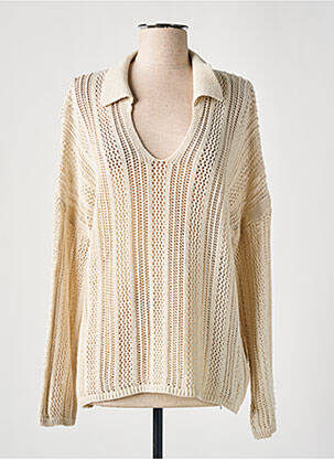 Pulover bej SUMMUM femeie