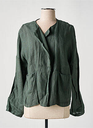 Jachete casual buzunare verde O'MER femeie