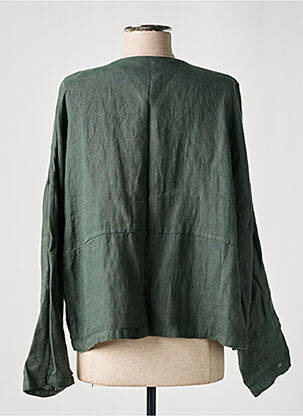 Jachete casual buzunare verde O'MER femeie