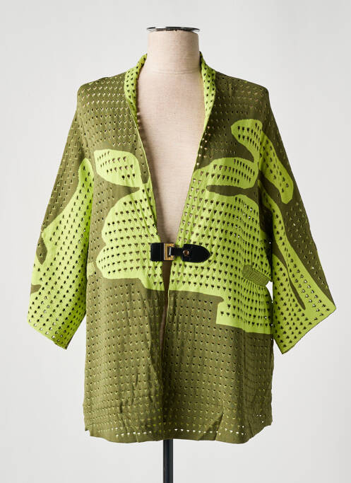 Vestă cu mâneci lungi verde ZOE ZONE OF EMBROIDERED femeie