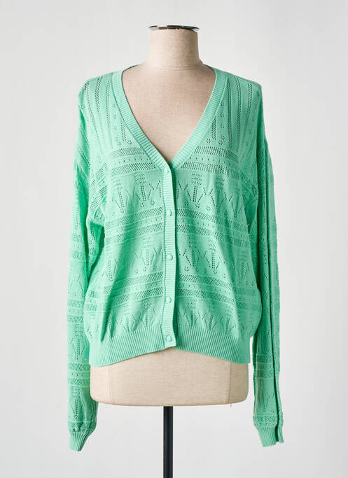 Vestă cu mâneci lungi verde POM AMSTERDAM femeie