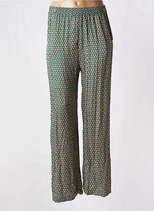 Pantalon larg verde STELLA FOREST femeie