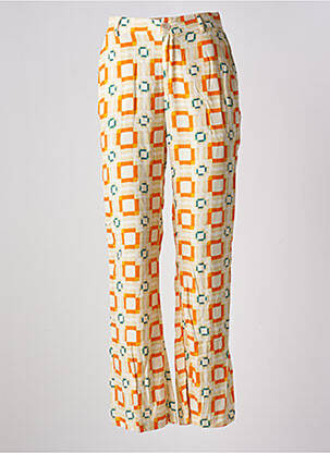 Pantalon larg bej STORIATIPIC femeie