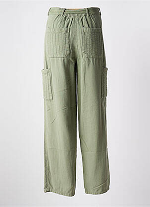 Pantalon larg croială fluidă mărime normală verde NOTSHY femeie