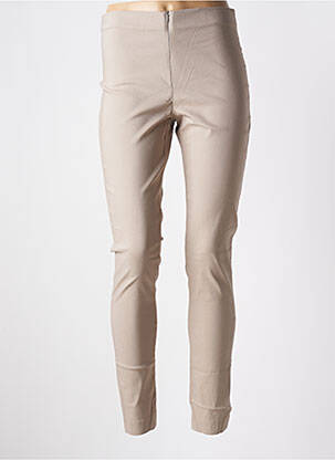 Pantalon slim elasticitate mărime normală gri LAUREN VIDAL femeie