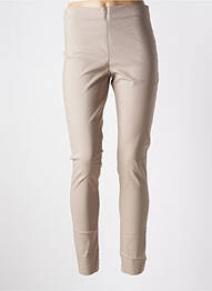 Pantalon slim elasticitate mărime normală gri LAUREN VIDAL femme