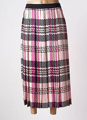 Fustă lungă roz ELEONORA AMADEI femeie