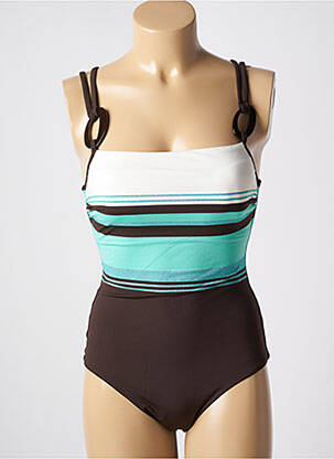 Costum de baie dintr-o singură piesă maro MAXMARA femeie