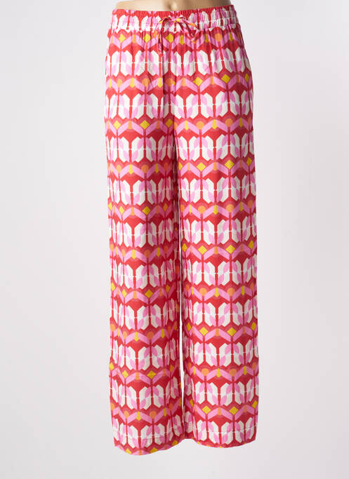 Pantalon larg roz LA FEE MARABOUTEE femeie