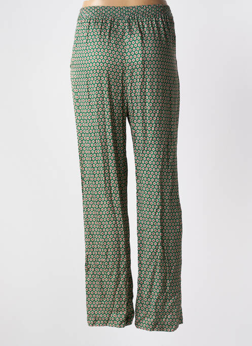 Pantalon larg verde STELLA FOREST femeie