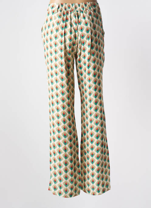 Pantalon larg bej STORIATIPIC femeie