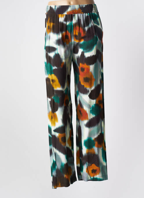 Pantalon larg verde STELLA FOREST femeie