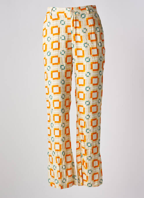 Pantalon larg bej STORIATIPIC femeie