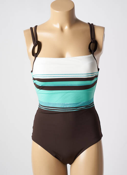 Costum de baie dintr-o singură piesă maro MAXMARA femeie