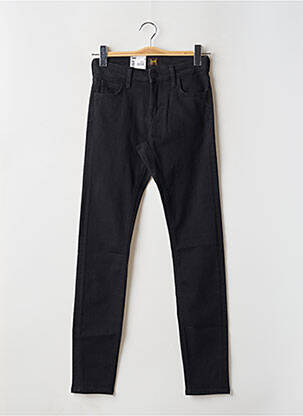 Pantalon slim închidere cu fermoar sub clapetă cu nasturi negru LEE bărbat