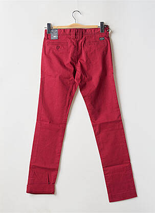 Pantalon chino buzunare roșu TEDDY SMITH băiat