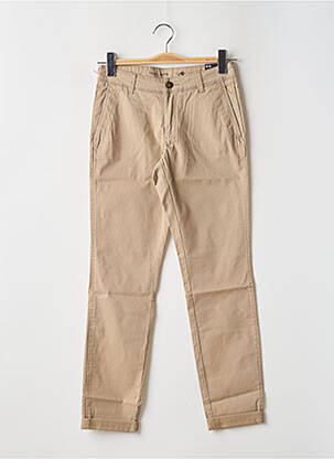 Pantalon chino croială dreaptă bej TEDDY SMITH băiat