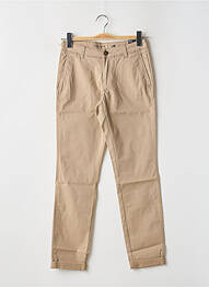 Pantalon chino croială dreaptă bej TEDDY SMITH băiat