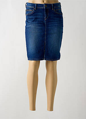 Fustă scurtă buzunare albastru PEPE JEANS fată