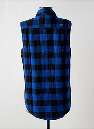 Jachete casual guler de bluză albastru LEON & HARPER femeie