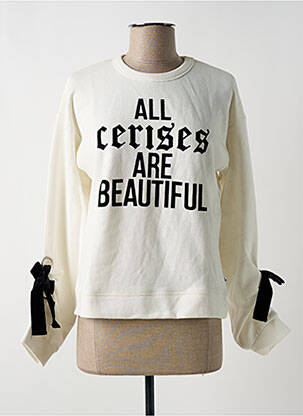 Pulover bej LE TEMPS DES CERISES fată