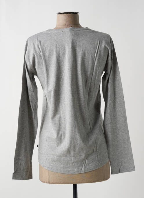 Tricou gri LE TEMPS DES CERISES fată