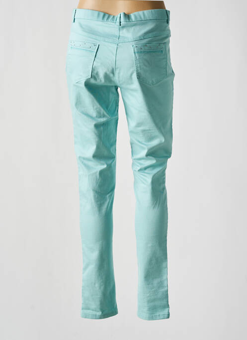 Pantalon slim albastru CHRISTINE LAURE femeie