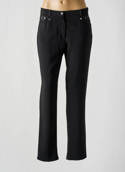 Pantalon drept negru CHRISTINE LAURE femeie