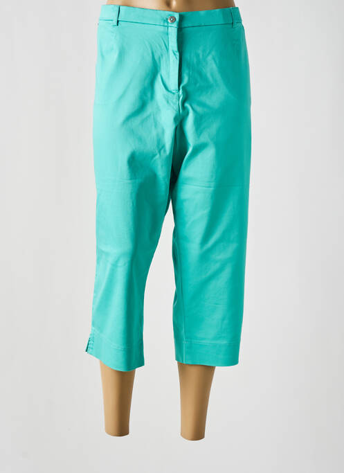 Pantalon trei sferturi albastru CHRISTINE LAURE femeie