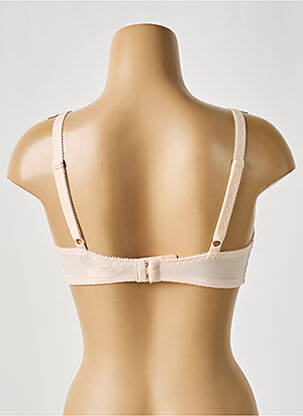 Sutien efect material satinat sutien cupe întregi cu decolteu înalt roz TRIUMPH femeie