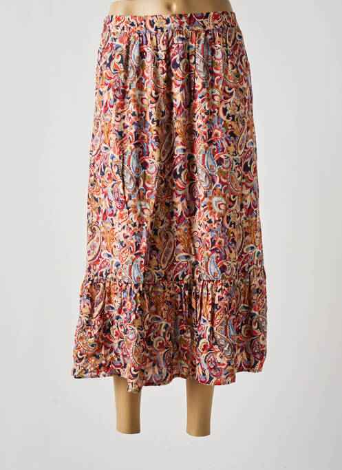 Fustă midi bej JULIE GUERLANDE femeie