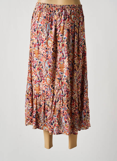 Fustă midi bej JULIE GUERLANDE femeie